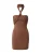 MYLAVIE by Sarah Harrison Jurk ‘Halter Dress’  bruin