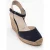 Sinta Suède Leren Platform Espadrille (Dames)