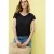 Cecil Dames Shirt met uitgesneden details in Zwart