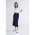 Summum Woman Denim Skirt Light Cotton Twill Night Blue Denim