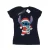 Disney Dames/Dames Lilo And Stitch Kerst Katoenen T-Shirt (Marineblauw)