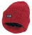 THMO – Dunsulate muts van 3 meter lang, chenille voor dames – Rood