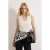 TRENDYOLMİLLA Dames Beige Effen Mouwloos Getailleerd Blouses