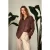TRENDYOLMİLLA Dames Effen Lang Oversized Overhemden