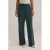 WE Fashion regular waist pantalon donkergroen