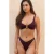Sam Friday voorgevormde push-up bikinitop Swash donkerrood