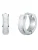 Eastside Oorbellen  zilver