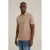 WE Fashion slim fit polo beige wood