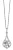 Orphelia Dames 925 Sterling Zilveren Ketting met Bedel – Zilver ZH-4845