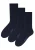 Steven – Heren 3 Paar Originele Merino Wollen Sokken | Lichtgewicht Boot Sokken – Marine