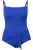 Ulla Popken Badpak  royal blue/koningsblauw