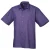 Premier Heren Korte Mouw Formele Poplin Gewoon Werk Shirt (Paars)
