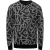 Jacquard trui in ijzeren design