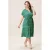 Miss Etam Plus midi jurk groen