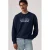 Levi’s relaxed fit sweater met logo – donkerblauw