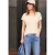 Shirt met hangende schouder in jersey