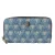 Kurt Geiger denim portemonnee Kensington met hartjes blauw