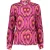 Geisha Blouse Print Pink/fuchsia