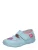 BECK Huisschoenen ‘Einhorn’  lichtblauw / grijs / pink