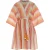 Devotion Twins Pandora Short Dress Stripe Red Orange
