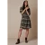 Summum Woman Dress Zigzag Jacquard Dark Steel