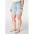MS Mode regular waist short light blue denim