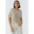 OUI top beige crochet