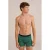 WE Fashion boxershort met kerst print groen