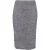 Max Mara tweed midi-kokerrok in grijze wol