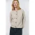 Lollys Laundry vest met wol – beige