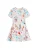 Desigual Jurk  lichtblauw / kreeft / rood / wit