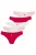 LASCANA String  rosa / rood / wit