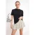 TRENDYOLMİLLA Dames Zwart Effen Kort Getailleerd T-shirts