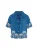 GUESS Blouse ‘PETRA’  blauw denim / wit