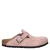 Birkenstock Boston suède clogs roze