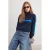 TRENDYOLMİLLA Dames Donkerblauw Effen Oversized Winter Jassen