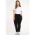 MS Mode straight leg jeans LILY 30 INCH zwart