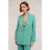 Motivi Suit Blazer With Matching Piping Water Green