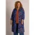 Colletta Plus Size blousejurk met print – blauw/oranje