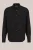 WE Fashion – Heren regular fit overhemd van linnenmix – Regular fit – Zwart – Linnen –