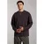 Aeden oversized longsleeve met backprint – donkerbruin