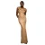 Maxi-jurk voor dames Goddiva Iridescent Sequin Cowl