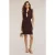Motivi Wrap Dress In Viscose Brown