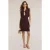 Motivi Wrap Dress In Viscose Brown