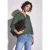 Street One Dames Blouse in effen kleur in Groen