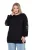MIAMODA Sweatshirt  zwart / zilver