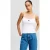 Karl Lagerfeld Ikon Patch Tank Top White