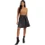 Ted Baker Olivia Gebreide Top Met Rok Van Imitatieleer, Marineblauwe Jurk