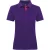 Asquith & Fox Dames/Dames Korte Mouwen Contrast Poloshirt (Paars/Roze)