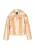 faina Winterjas  beige / rood / wit